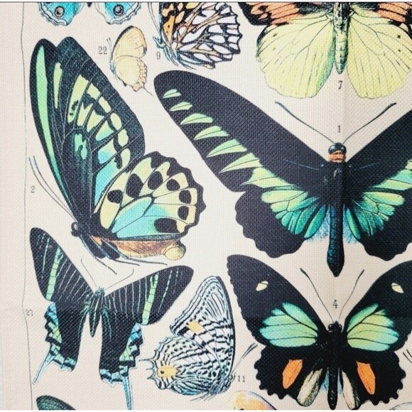Pillow Case/Cushion Cover & Wall tapestry Botanical SET Butterflies Monarch Boho - Picture 12 of 16
